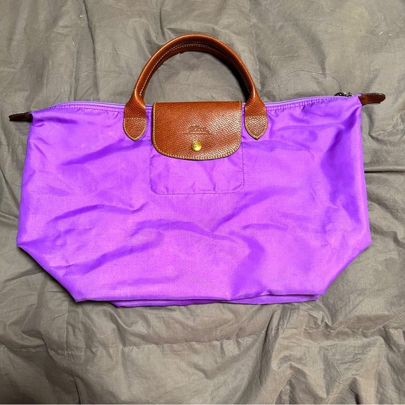Longchamp Handbags - Purple longchamp bag